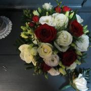 bouquet de mariée et boutonnière (offerte) BM01